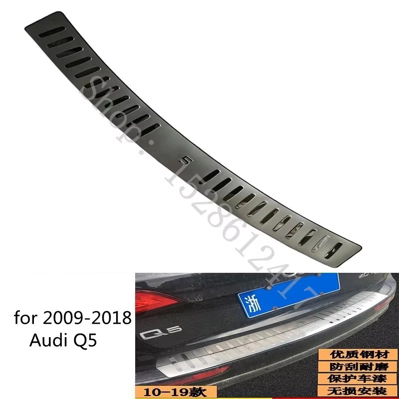 Bumper Plate 10Kg - アウディカーバンパー用リアバンパープロテクター,カーアクセサリー,カーアクセサリー,q5,シルプレート,ブーツガードトリム,2009, 2010, 2011, 2012-2019