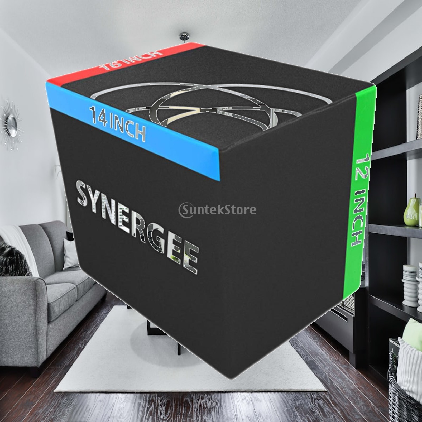 Box Jump Plyo - プライオメトリックジャンプボックス ホームジムフィットネス 滑り止めコンディショニングアジリティボックス 筋力トレーニング用