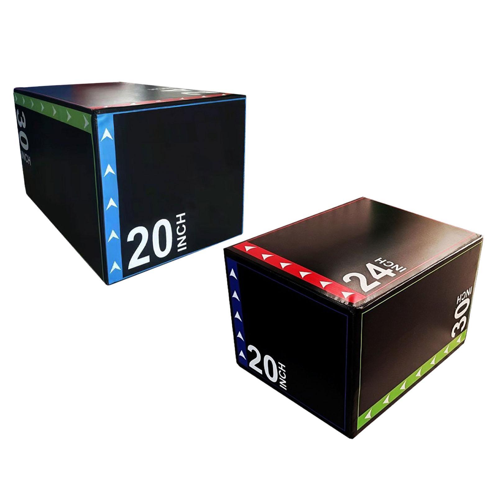Box Jump Plyo - 3 in 1プライオメトリックジャンプボックス滑り止めフィットネスエクササイズステップアップボックス、ジャンプコンディショニング筋力トレーニングホームジム機器用