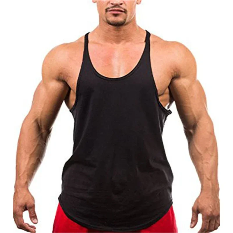 男性用ノースリーブランニングベスト、ジムシングレット、サスペ - Crossfit Vest のレビューと価格
