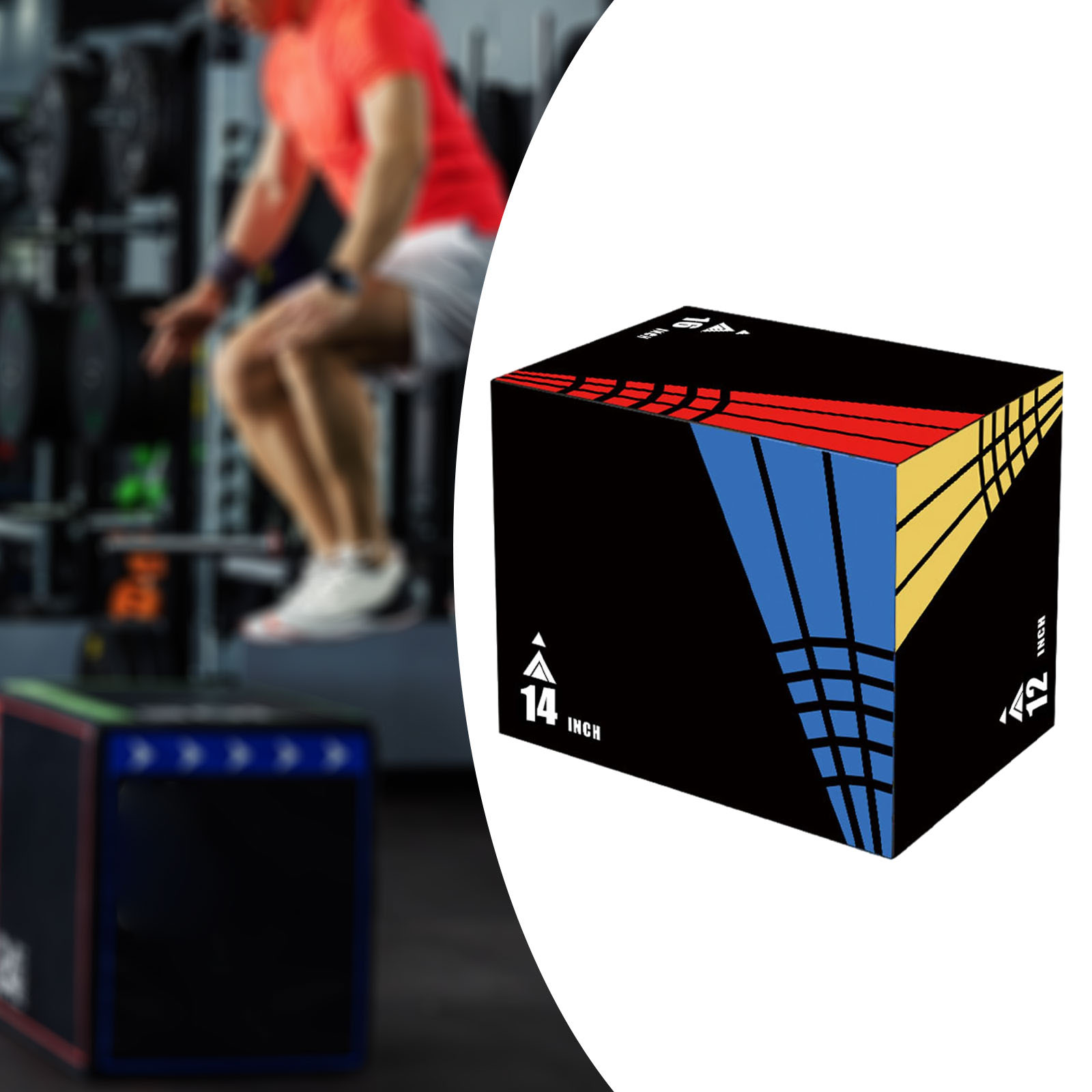 3-in-1 ジャンプボックス プライオメトリックボックス  - Box Jump Plyo のレビューと価格