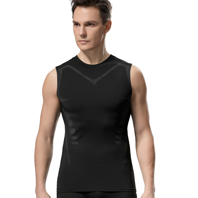 圧縮タンクトップ男性ジムシャツノースリーブ速乾性印刷スポーツ - Crossfit Vest のレビューと価格