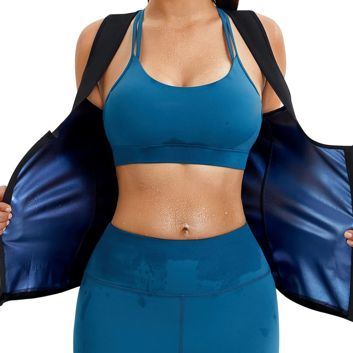 1 個入り女性用減量用スウェットベスト – 熱を閉じ込めるサ - Crossfit Vest のレビューと価格