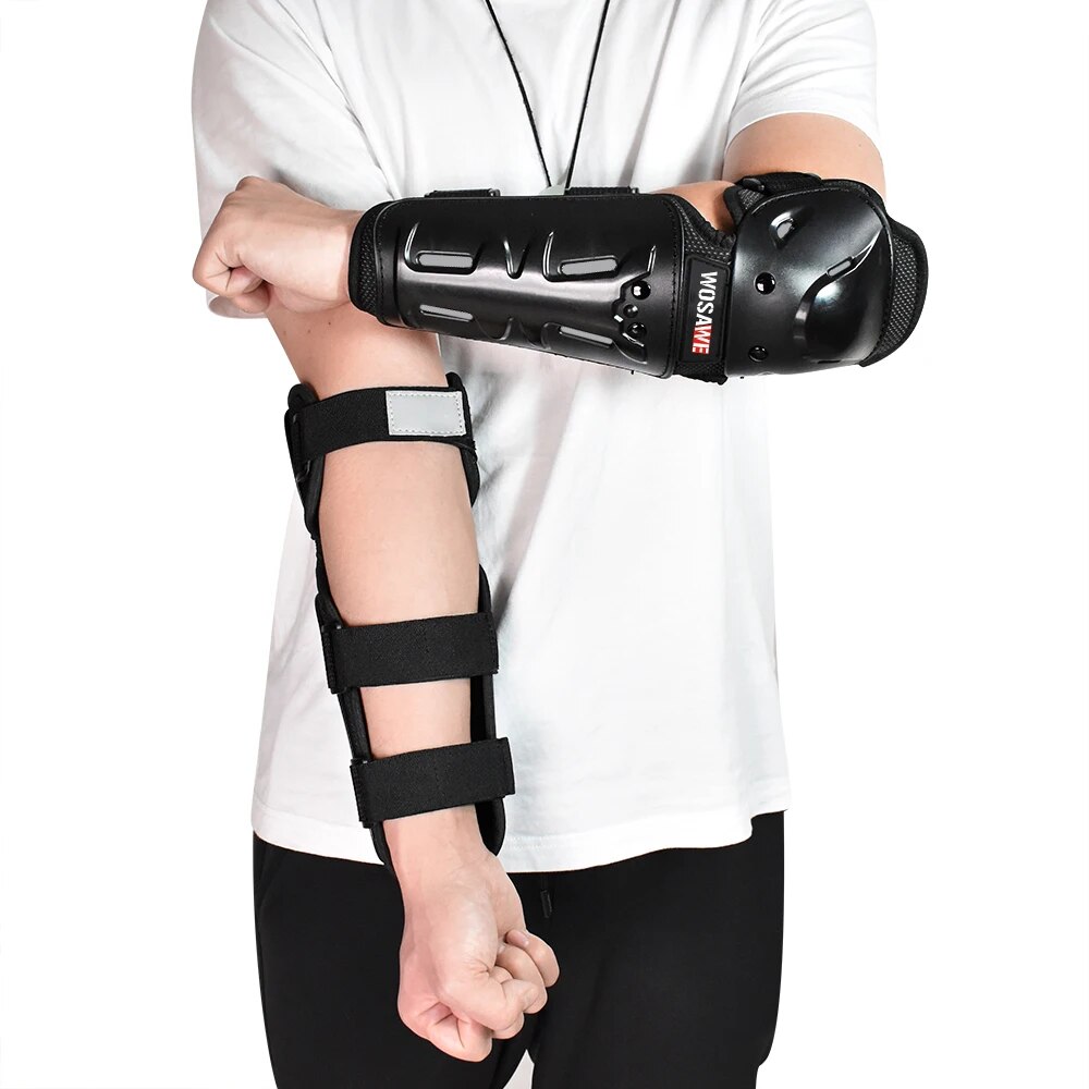 Wosaweeスポーツ膝 & 肘パッドオートバイ膝保護スキー - Shin Guard Crossfit のレビューと価格
