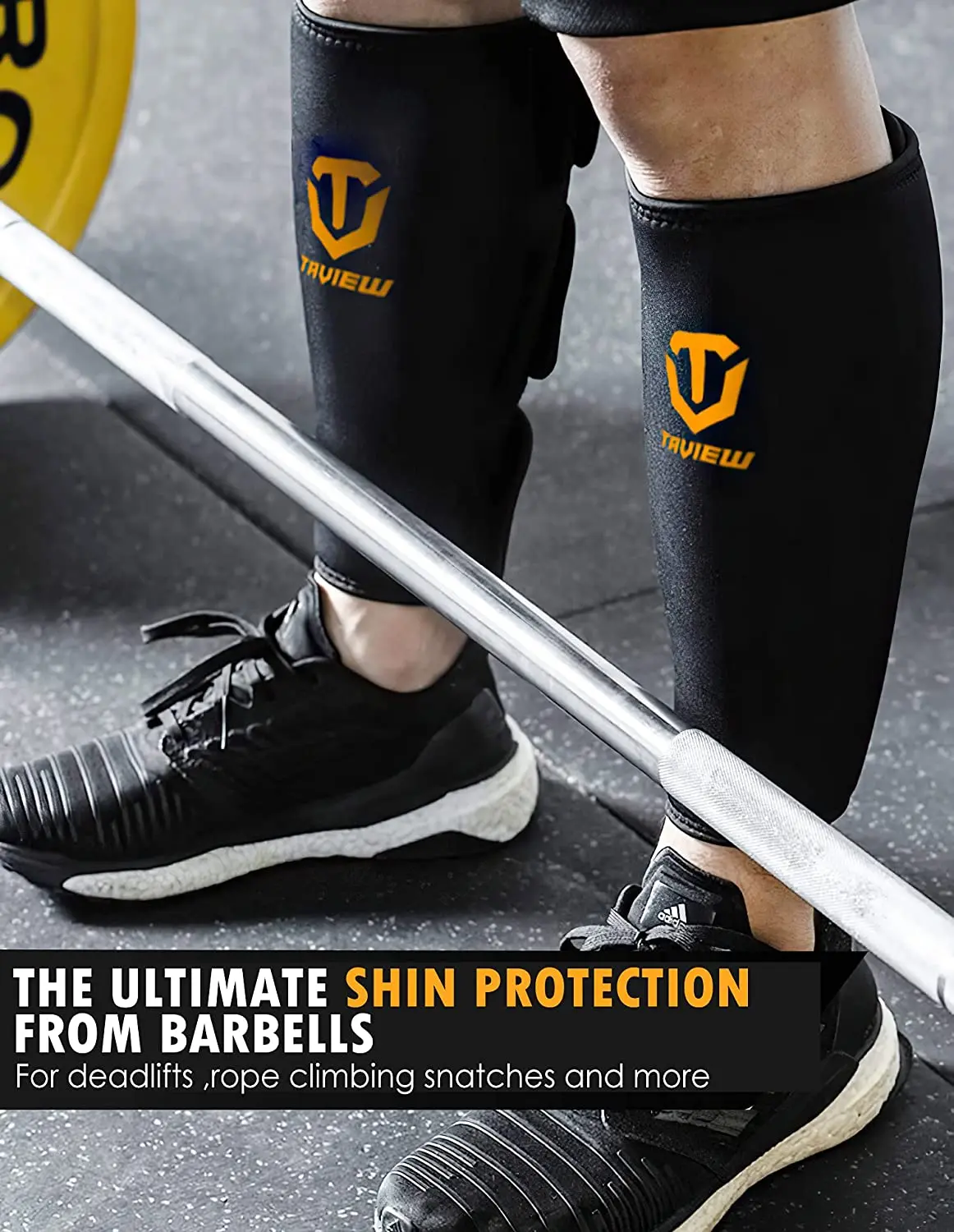 重量挙げデッドリフトすねガードふくらはぎサポートジム体重計フ - Shin Guard Crossfit のレビューと価格