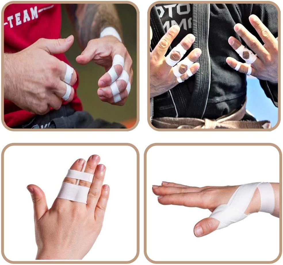 3/6 個のフィンガーテープ 0.5 インチ ホワイト アス - Finger Tape Athletic のレビューと価格