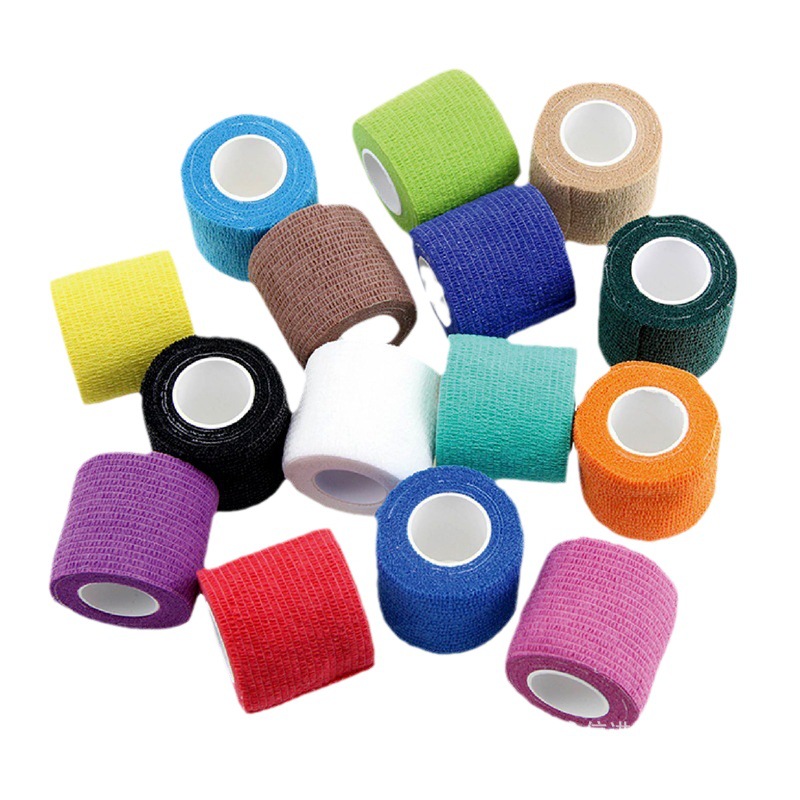 黒色の運動用ラップテープ、粘着性のある伸縮性包帯、膝、指、足 - Finger Tape Athletic のレビューと価格