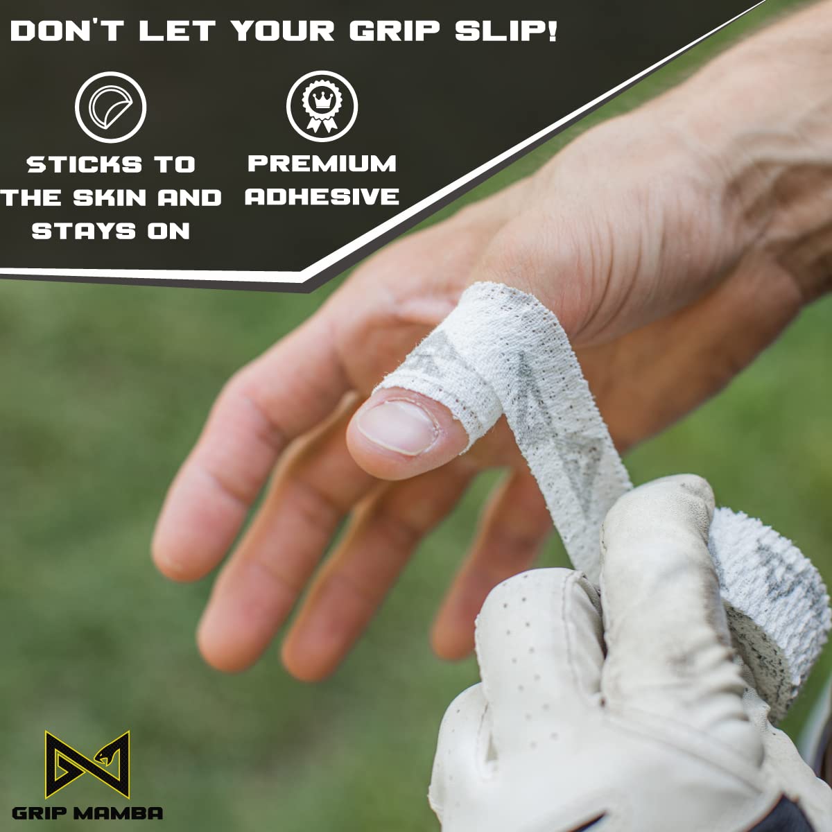 グリップマンバ エラスティックアスレチックフィンガーテープ、 - Finger Tape Athletic のレビューと価格