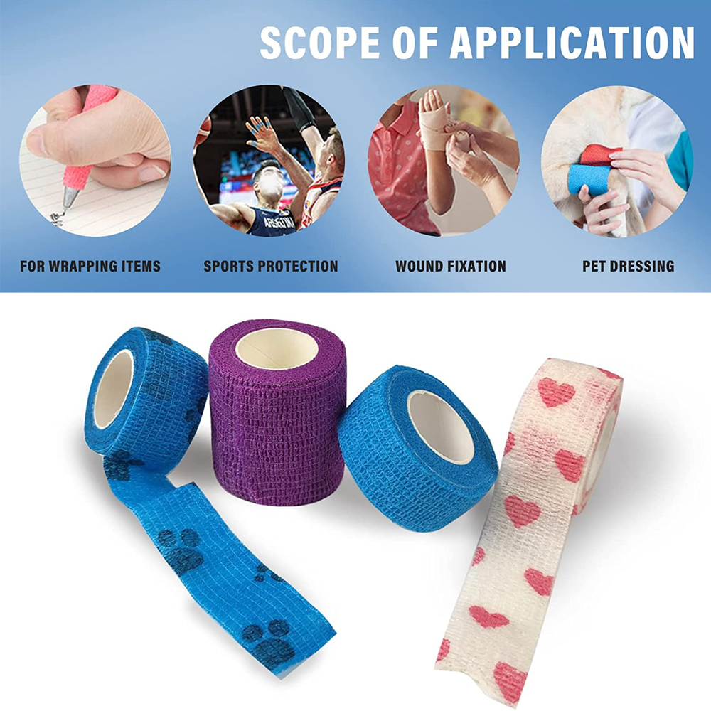 5 ピース/ロット 2.5 センチメートル幅カラフルなアスレ - Finger Tape Athletic のレビューと価格