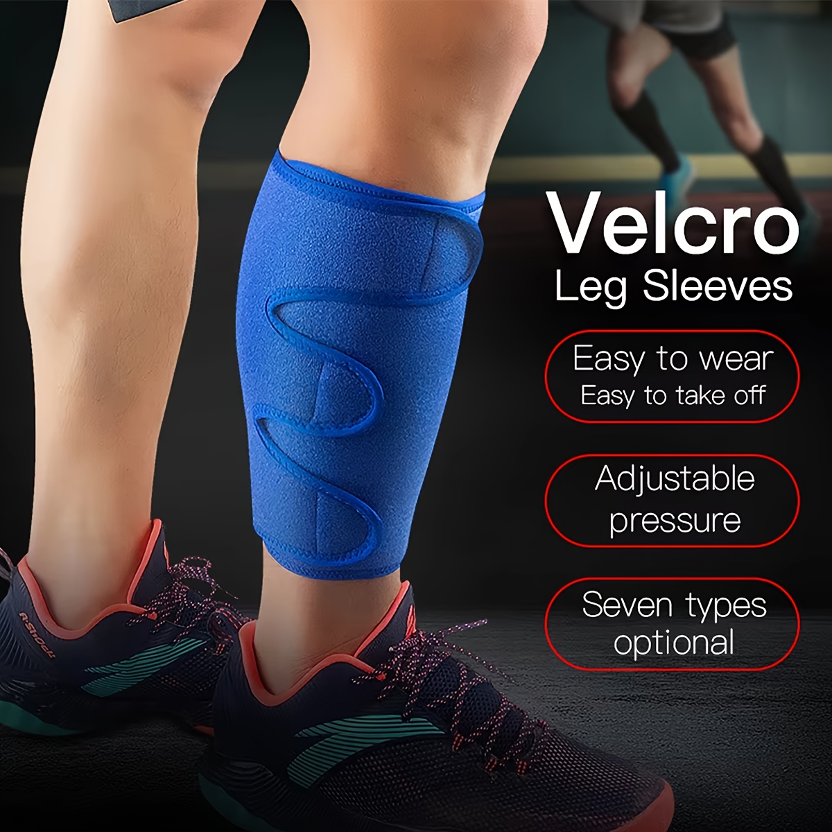 1PCスポーツシンガードクロスフィット調整可能ふくらはぎ圧縮 - Shin Guard Crossfit のレビューと価格