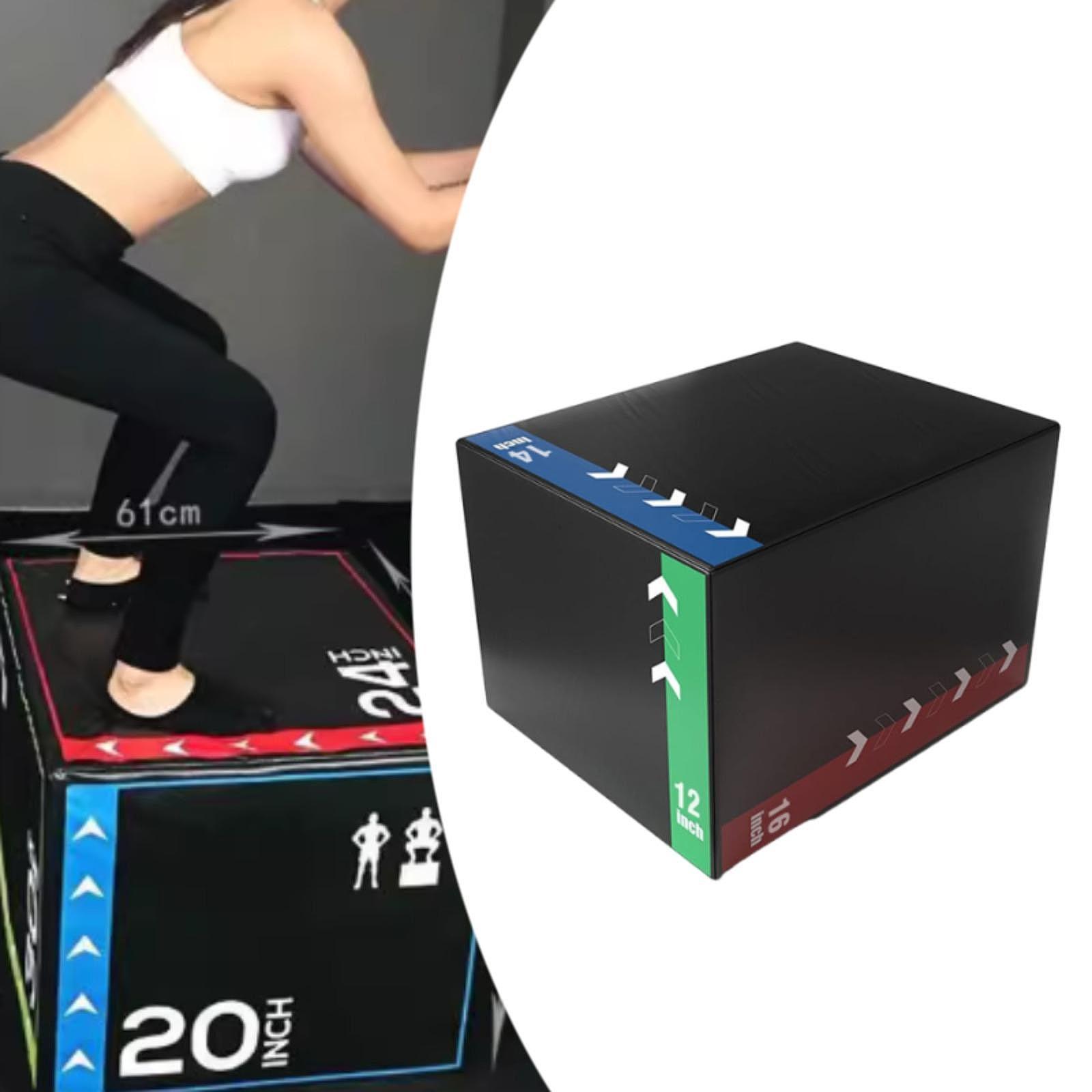 プライオメトリックジャンプボックス、ヘビーデューティー多用途 - Box Jump Plyo のレビューと価格