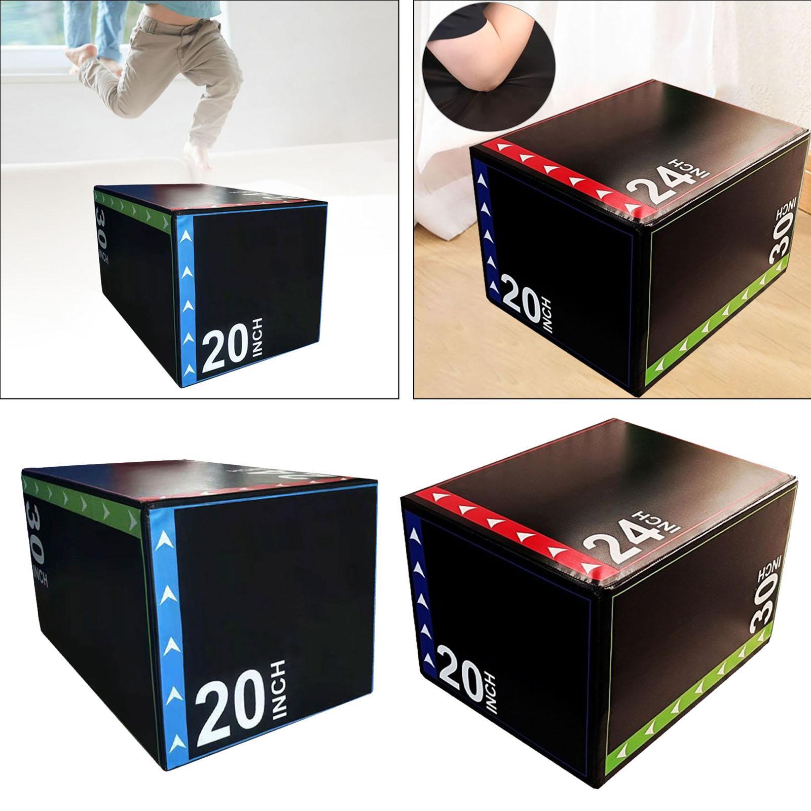 3 in 1プライオメトリックジャンプボックス滑り止めフィッ - Box Jump Plyo のレビューと価格